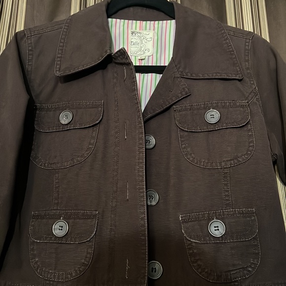 Tulle Utility Jacket From Nordstrom. Size small - Picture 4 of 7